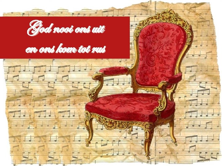 God nooi ons uit en ons kom tot rus 