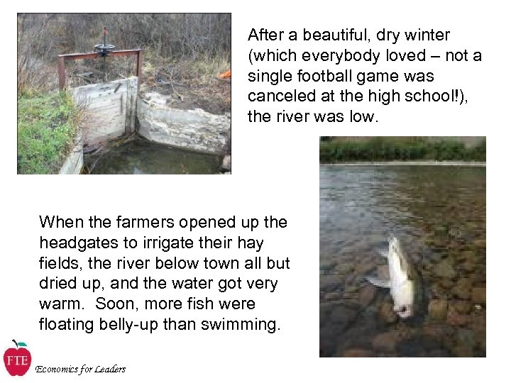 After a beautiful, dry winter (which everybody loved – not a single football game