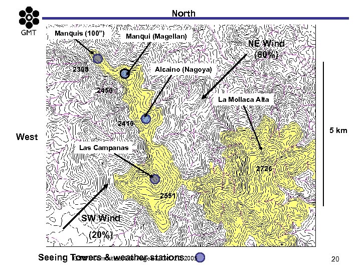 North Manquis (100”) Manqui (Magellan) 2308 NE Wind (80%) Alcaino (Nagoya) 2450 La Mollaca