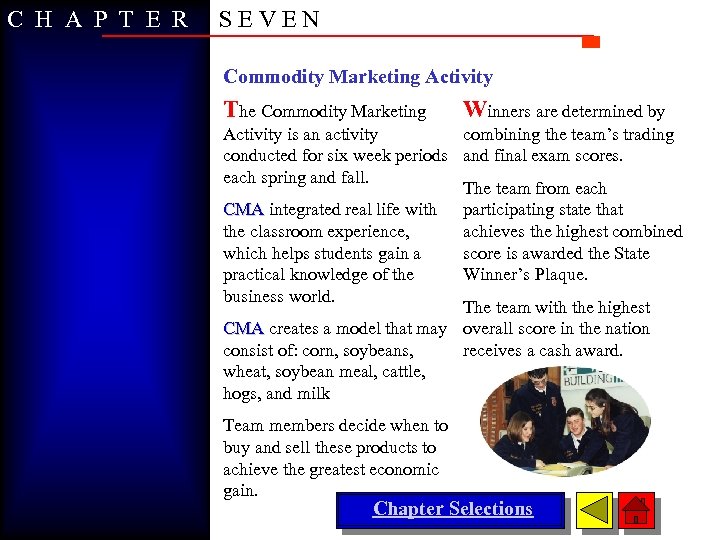 C H A P T E R SEVEN Commodity Marketing Activity The Commodity Marketing