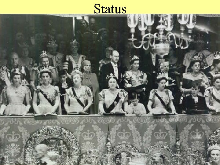 Status © 2014 JP van de Sande Ru. G • In animals: Dominance hierarchy,