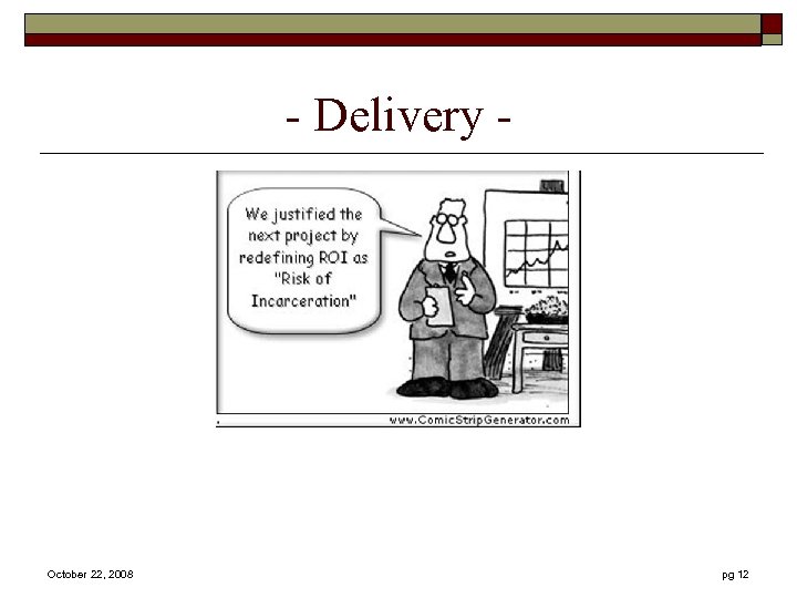 - Delivery - October 22, 2008 pg 12 