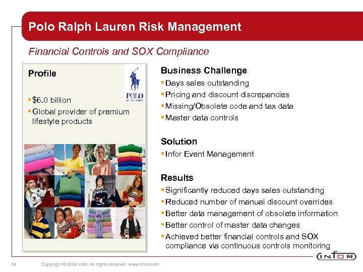 Polo Ralph Lauren Risk Management Financial Controls and SOX Compliance Profile § $6. 0