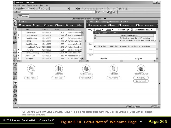 (Copyright © 2004 IBM Lotus Software. Lotus Notes is a registered trademark of IBM