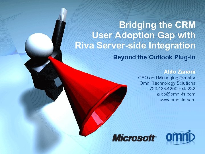 Bridging the CRM User Adoption Gap with Riva Server-side Integration Beyond the Outlook Plug-in