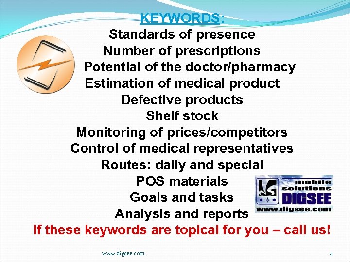 KEYWORDS: Standards of presence Number of prescriptions Potential of the doctor/pharmacy Estimation of medical