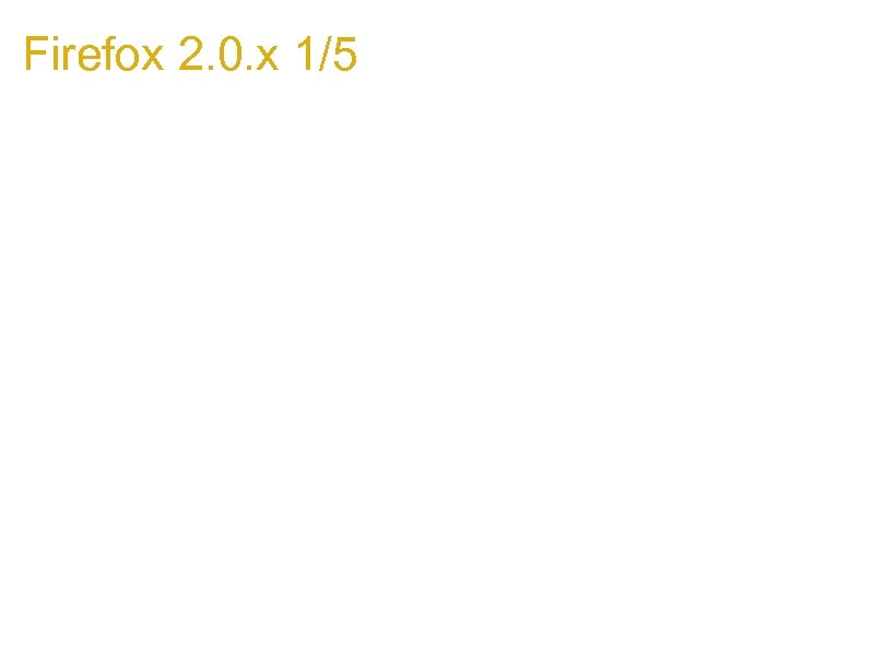Firefox 2. 0. x 1/5 1. Cross window/frame cross domain communication 1. v. Frame.