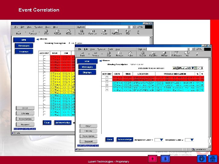 Event Correlation Lucent Technologies - Proprietary 3 0 2 1 $ 21 