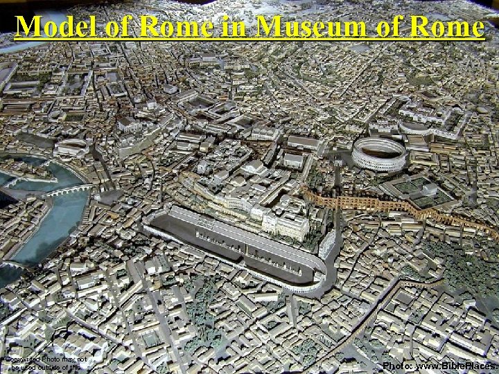 Model of Rome in Museum of Rome Copywrited Photo may not be used outside