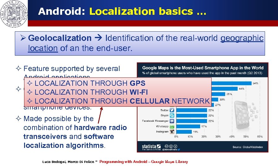 Programming With Android Geolocalization And Google Map Services