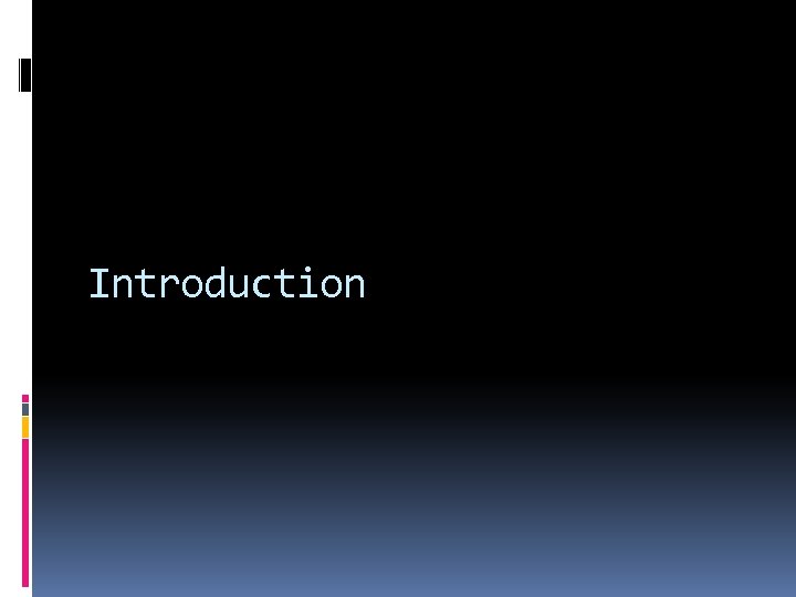 Introduction 