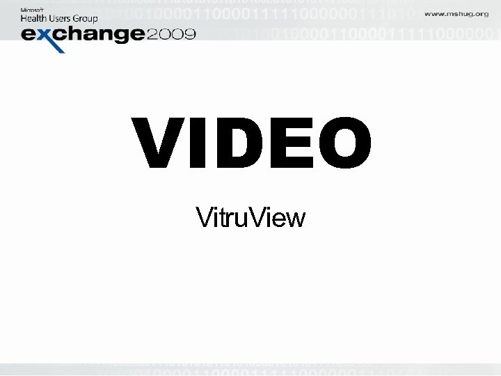 VIDEO Vitru. View 