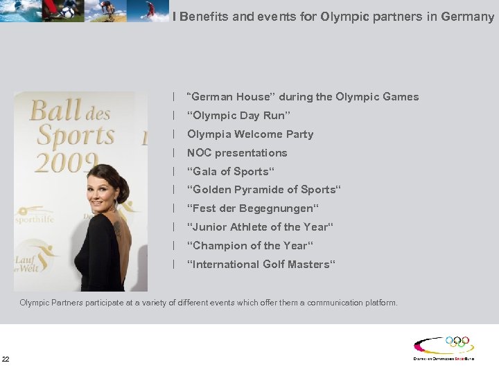 I Benefits and events for Olympic partners in Germany ׀ ׀ ׀ “German House”