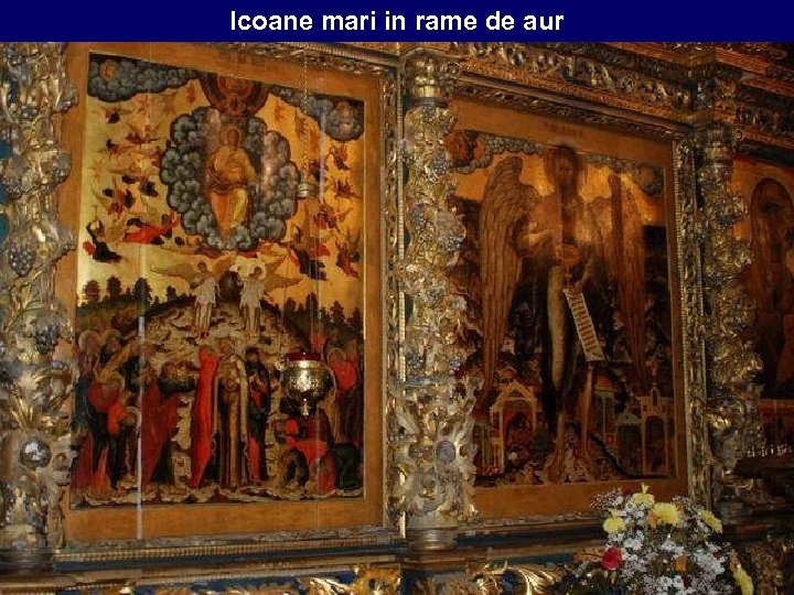 Icoane mari in rame de aur 