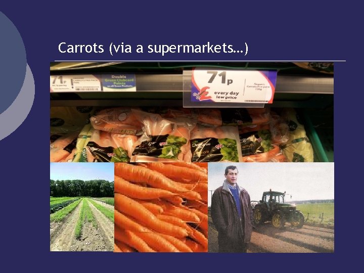 Carrots (via a supermarkets…) 