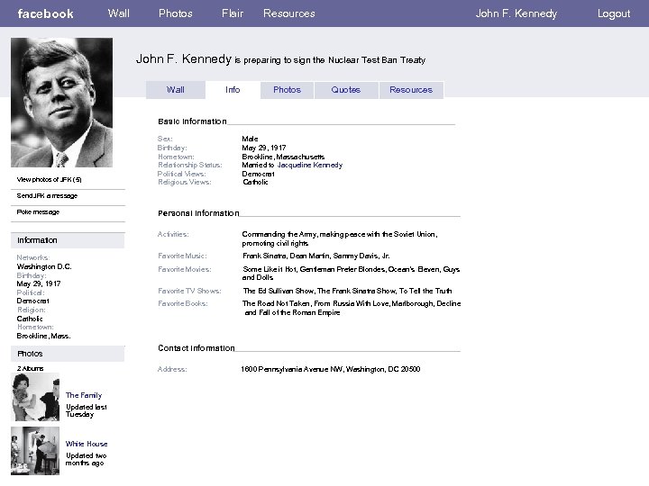 facebook Wall Photos Flair Resources John F. Kennedy is preparing to sign the Nuclear