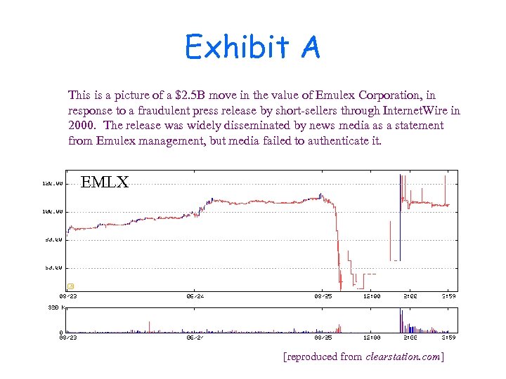 Exhibit A This is a picture of a $2. 5 B move in the