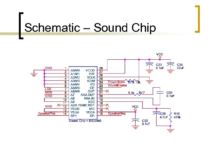 Schematic – Sound Chip 