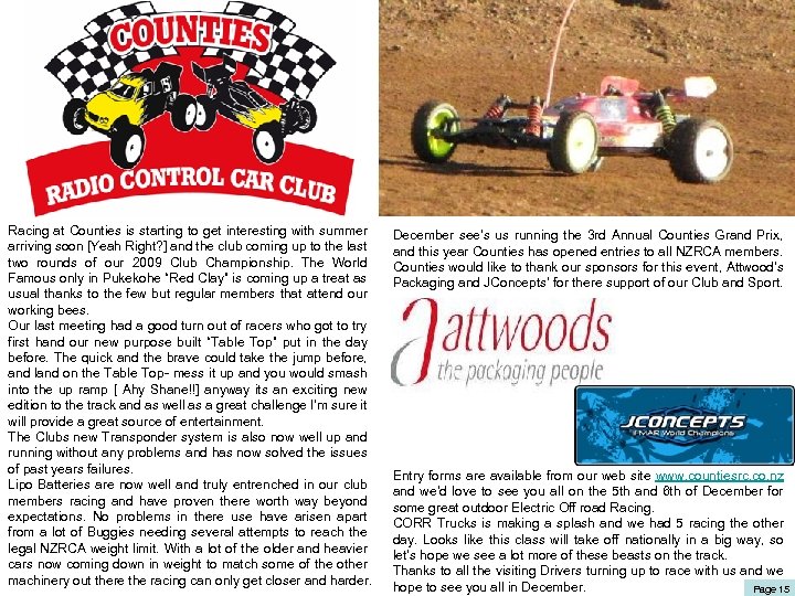 Racing at Counties is starting to get interesting with summer arriving soon [Yeah Right?