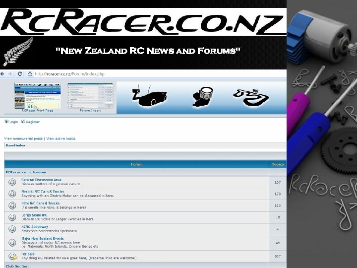"New Zealand RC News and Forums" 