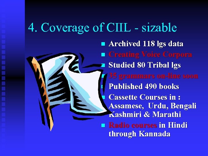 4. Coverage of CIIL - sizable n n n n Archived 118 lgs data