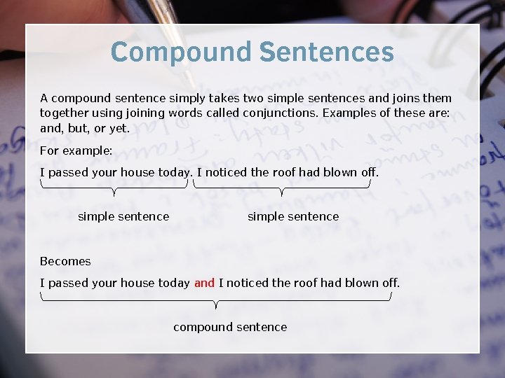 Complex And Compound Sentences Lesson Photo Courtesy Of 