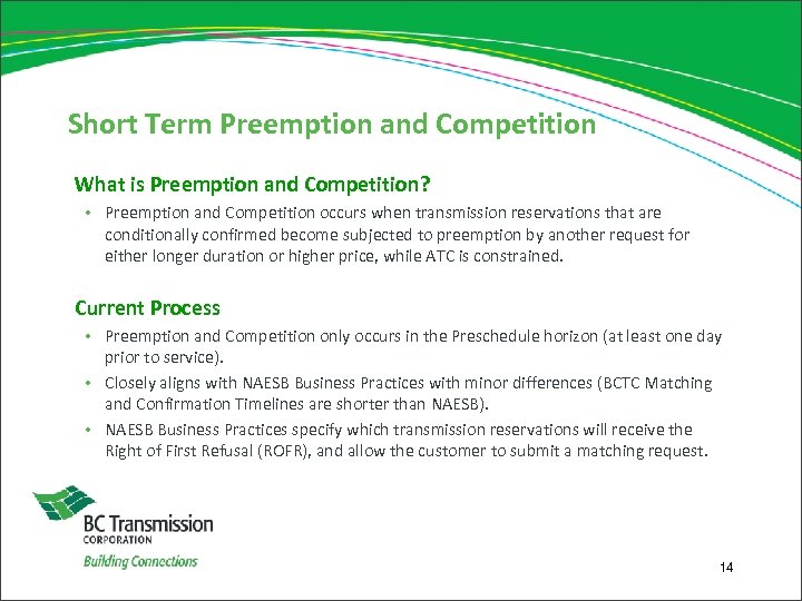 Short Term Preemption and Competition What is Preemption and Competition? • Preemption and Competition