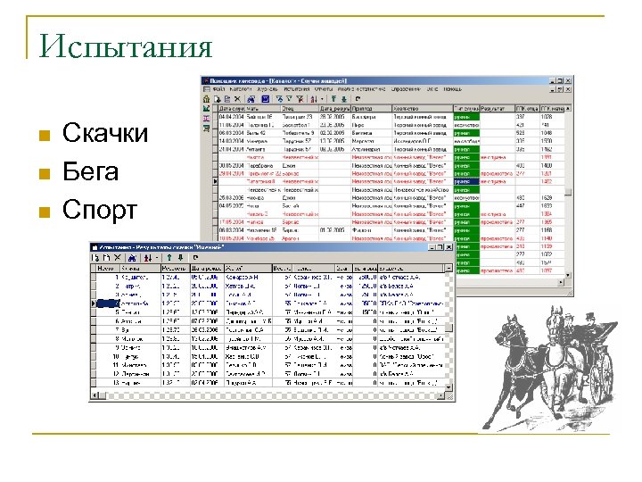 Испытания n n n Скачки Бега Спорт 