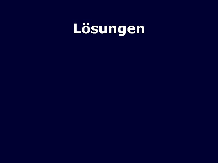 Lösungen 