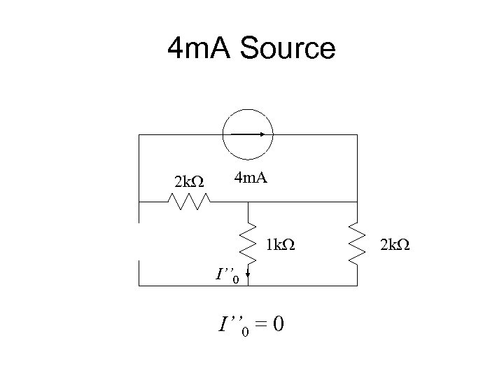 4 m. A Source 2 k. W 4 m. A 1 k. W I’’