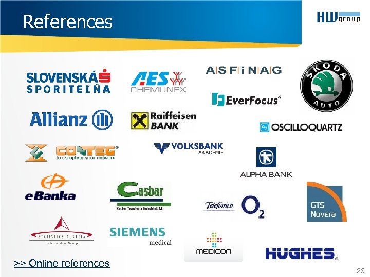 References >> Online references 23 