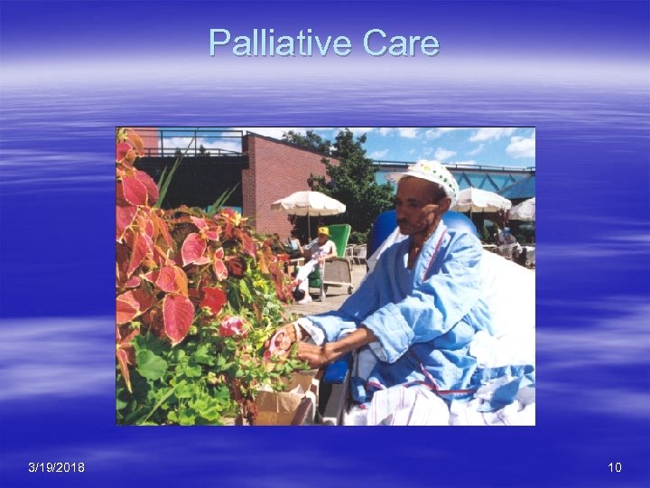 Palliative Care 3/19/2018 10 