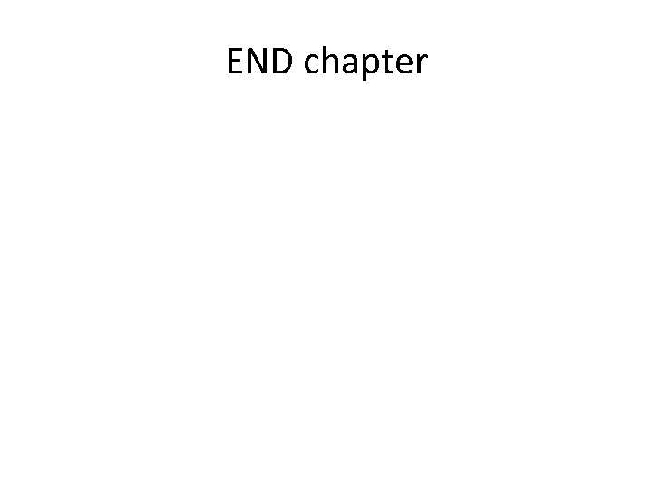 END chapter 