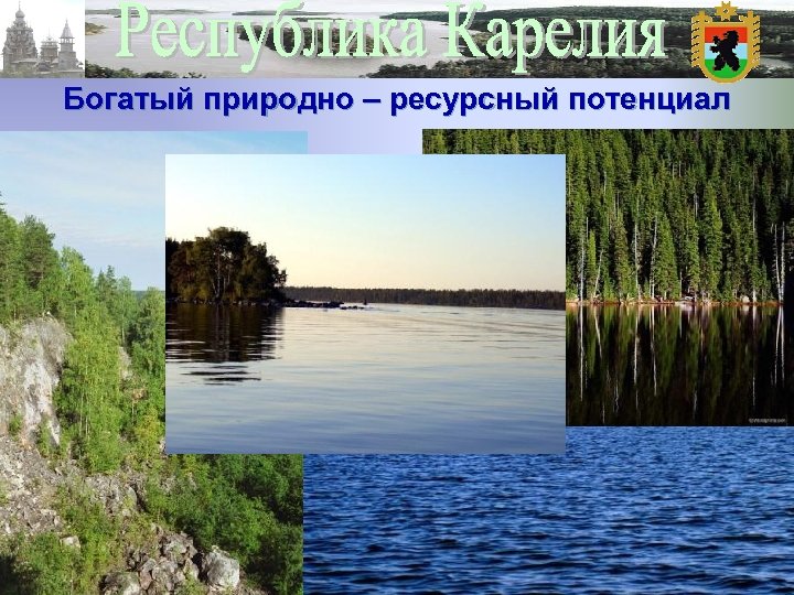 Богатый природно – ресурсный потенциал 