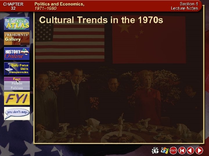 Cultural Trends in the 1970 s 