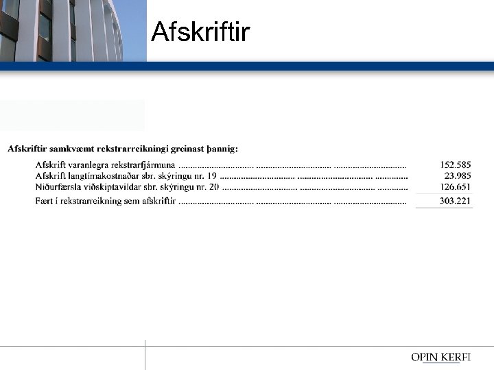 Afskriftir 