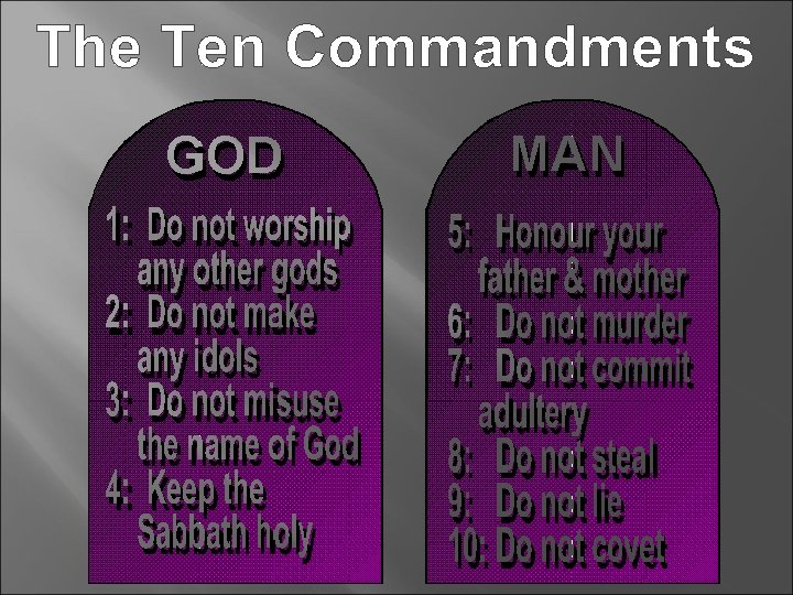 The Ten Commandments 