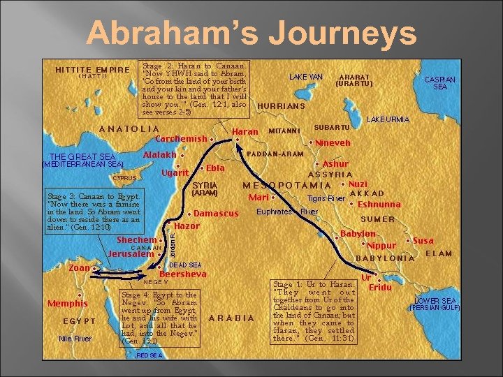 Abraham’s Journeys 