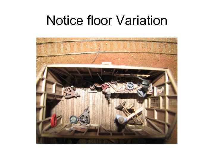 Notice floor Variation 