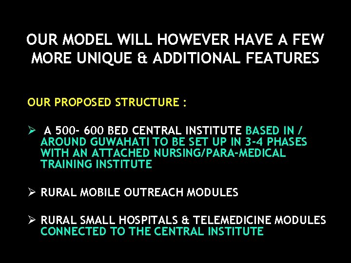 OUR MODEL WILL HOWEVER HAVE A FEW MORE UNIQUE & ADDITIONAL FEATURES OUR PROPOSED