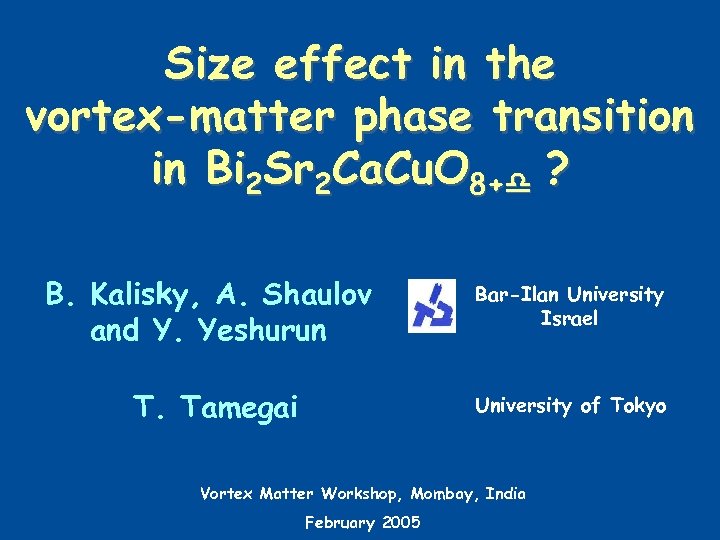 Size effect in the vortex-matter phase transition in Bi 2 Sr 2 Ca. Cu.