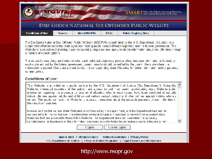 http: //www. nsopr. gov 