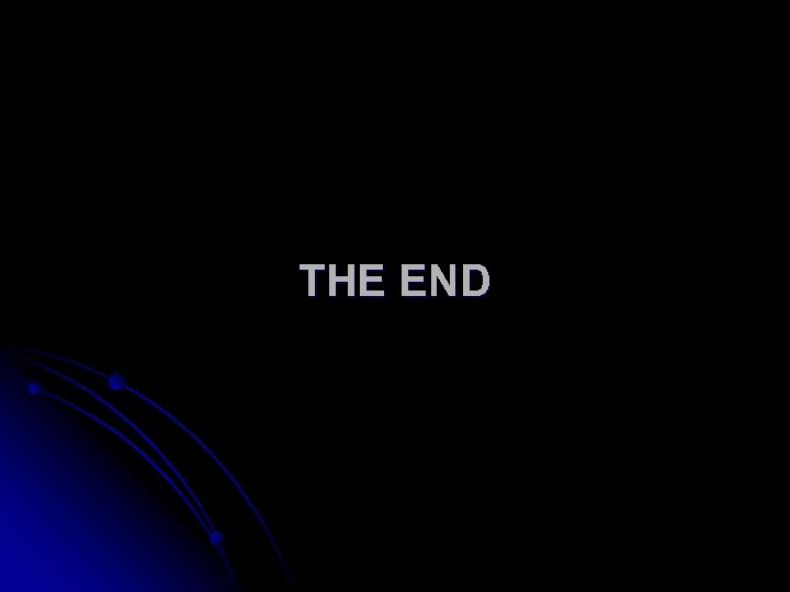 THE END 