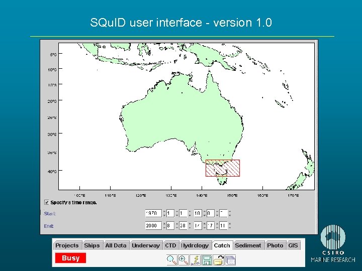 SQu. ID user interface - version 1. 0 