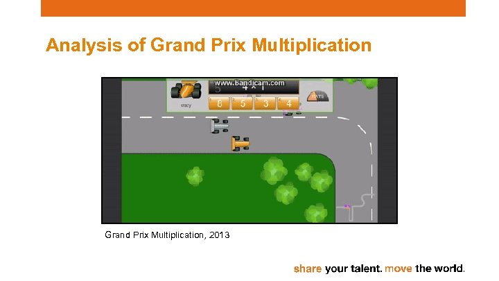 Analysis of Grand Prix Multiplication, 2013 