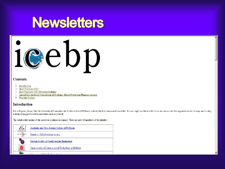 Newsletters 