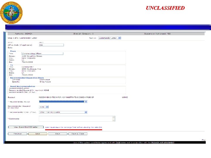 UNCLASSIFIED ENLISTED ADMINISTRATIVE SEPARATIONS OVERVIEW ADSEP