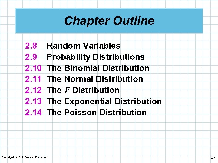 Chapter Outline 2. 8 2. 9 2. 10 2. 11 2. 12 2. 13