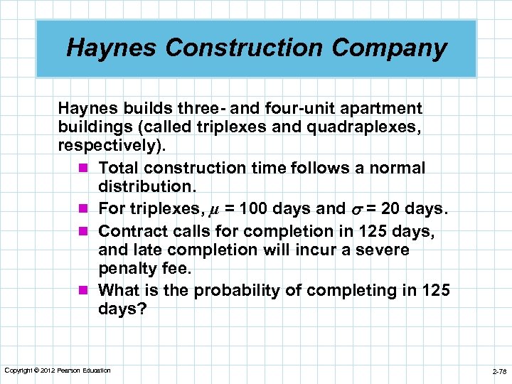 Haynes Construction Company Haynes builds three- and four-unit apartment buildings (called triplexes and quadraplexes,