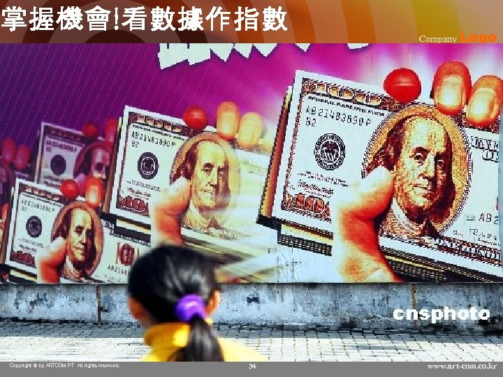 掌握機會!看數據作指數 Copyright © by ARTCOM PT All rights reserved. 34 Company Logo www. art-com.